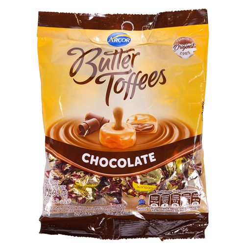 Caramelos chocolate Butter Toffees ARCOR 140 g