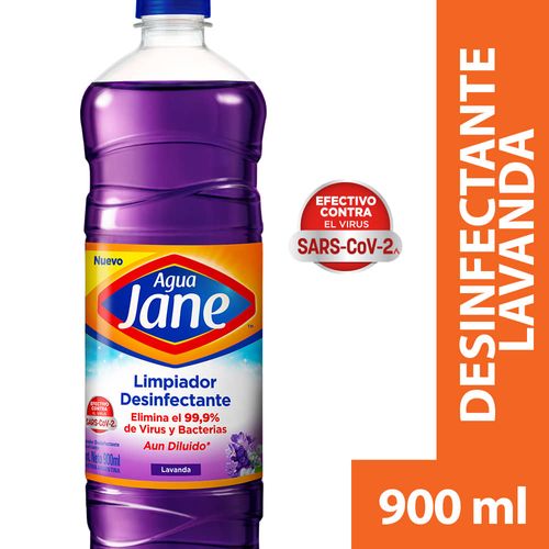 Limpiador desinfectante AGUA JANE lavanda 900 cc