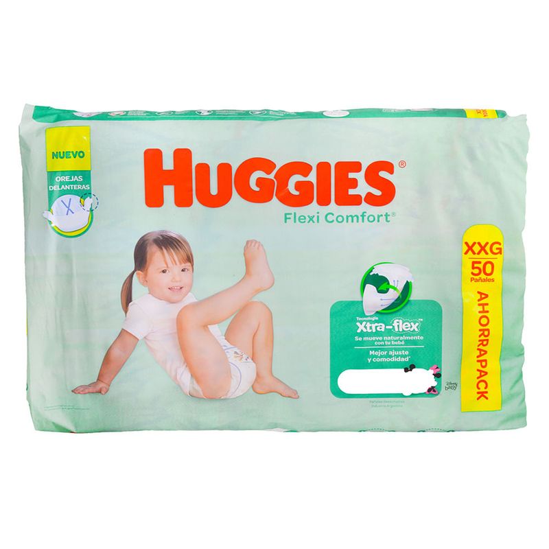 Pañales-HUGGIES-Flex-Confort-ahorro-XXG-50-un-0