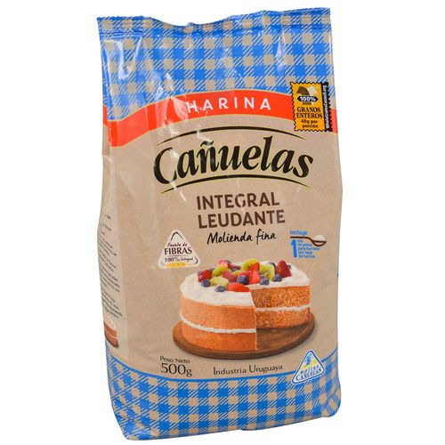 Harina integral leudante CAÑUELAS 500 g