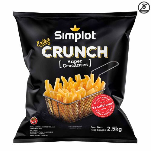 Papa bastón SIMPLOT Extra crunch tradicional 2,5 kg