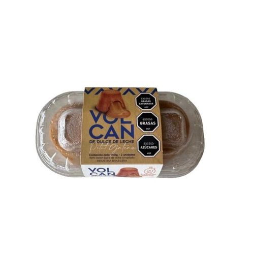 Volcan de dulce de leche PETIT GATEAU x 2 un. 160 g