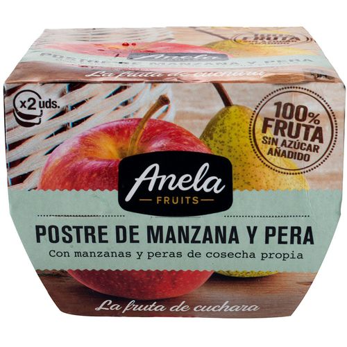 Postre ANELA FRUITS manzana pera 200 g