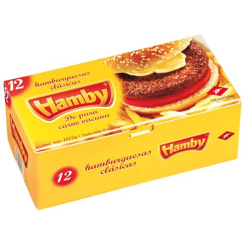 Hamburguesa Hamby 12 un. 1 kg