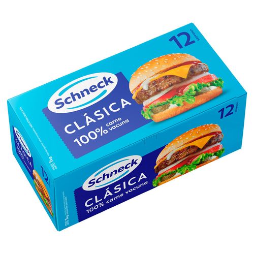 Hamburguesas SCHNECK 12 un. 1 kg