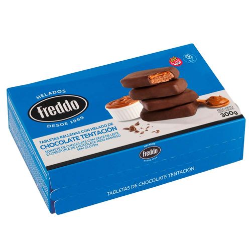 Tabletas FREDDO chocolate tentación 6 un. 300 g