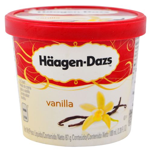 Helado HÄAGEN-DAZS vainilla vaso 100 ml