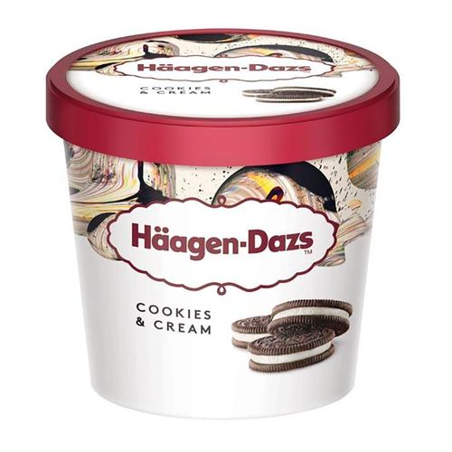 Helado HÄAGEN-DAZS cookies vaso 100 ml