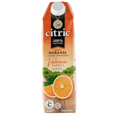 Jugo CITRIC naranja valencia tardia 1 L