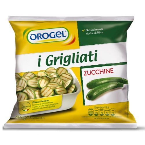 Zucchini grillado en rodajas OROGEL 450 g