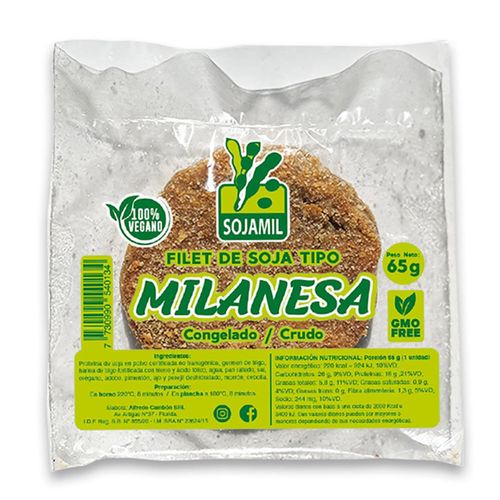 Milanesa de soja SOJAMIL 65 g