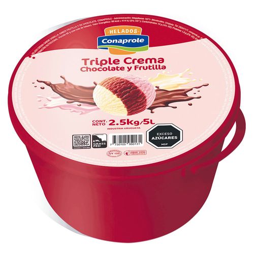 Helado CONAPROLE Triple 5 L