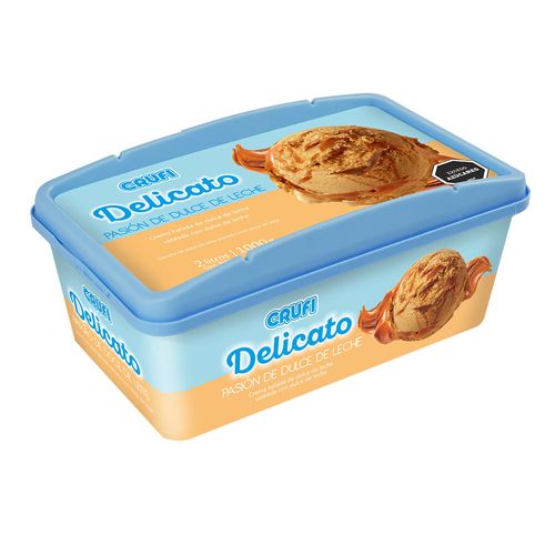 Helado CRUFI Delicato pasión de dulce de leche 2 L