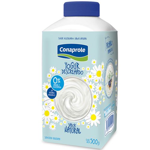 Yogur CONAPROLE descremado natural 500 g