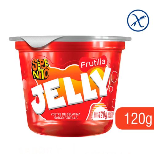 Gelatina SERENITO jelly frutilla 120 g