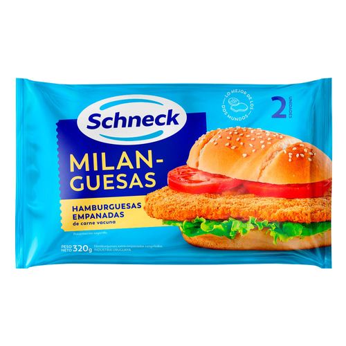 Milanguesas SCHNECK x 2 un. 320 g