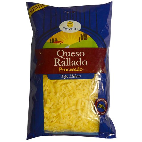 Queso rallado grueso Devoto 200 g