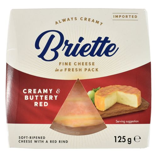 Queso Brie cremoso con manteca Ro BRIETTE 125 g