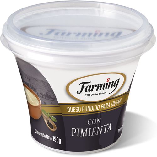 Queso untable Pimienta FARMING 190 g