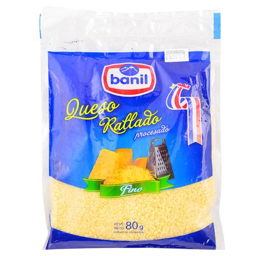 Queso rallado BANIL fino 80 g