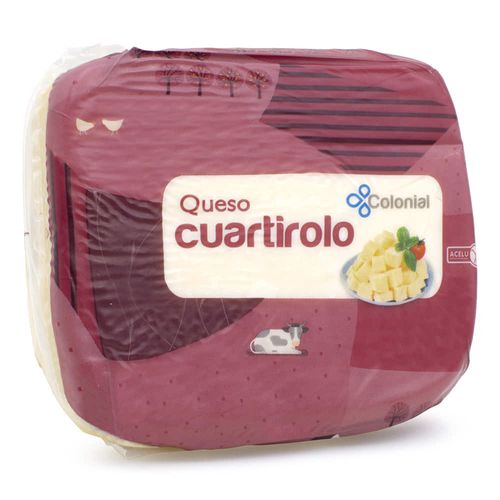 Queso cuartirolo fracción COLONIAL 500 g