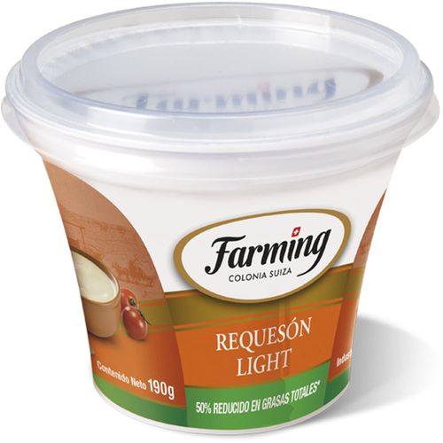 Queso untable Requesón FARMING light 190 g