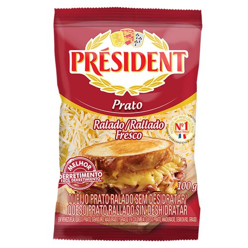 Queso danbo rallado PRESIDENT 100g