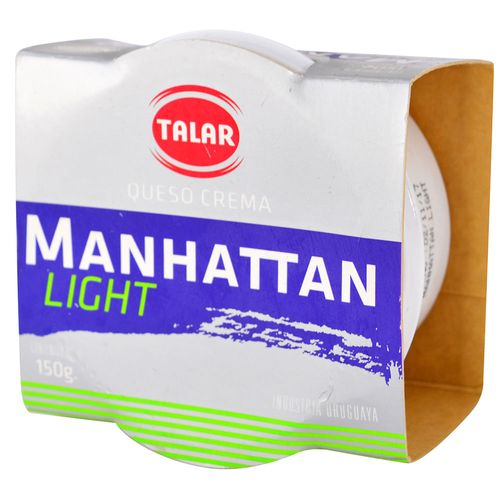 Queso crema TALAR manhattan light 150 g