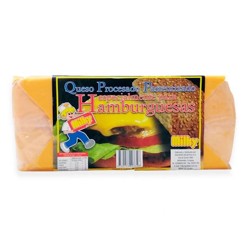 Queso fundido especial para hamburguesas MILKY x 100 g