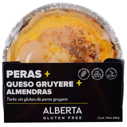 Tarta peras y gruyere x un. 250 g