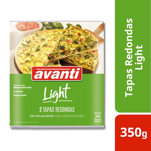 Tapa redonda AVANTI light 350 g