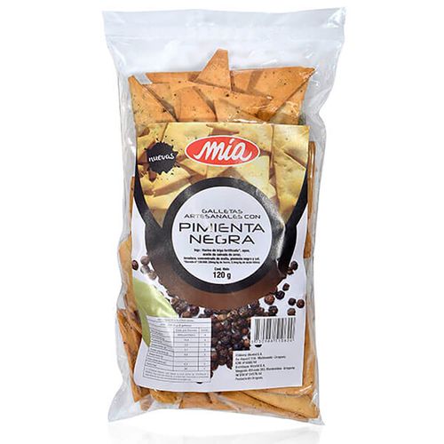 Galleta pimienta negra 120g