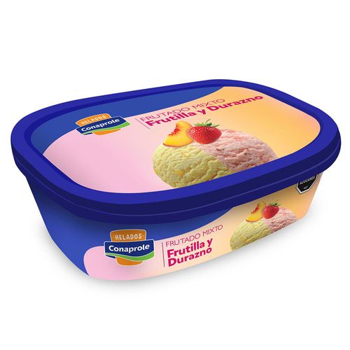 Helado CONAPROLE frutos mixto frutilla durazno 1 L