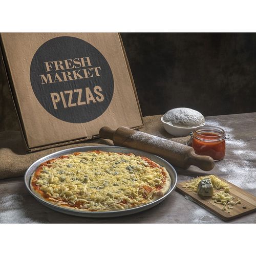 Pizza FRESH MARKET 4 Quesos x un.