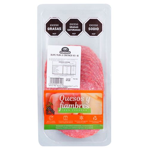 Salame Milán LA CONSTANCIA atmósfera controlada x 250 g