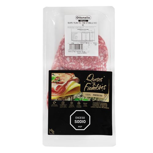 Salame Milán picado fino OTTONELLO atmósfera controlada x 250 g