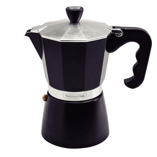 Cafetera Espresso Italiana 320 ml TRAMONTINA Negro
