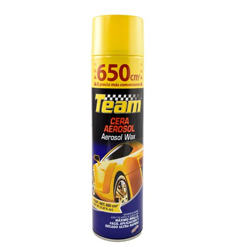 Cera en aerosol TEAM xl 650 cc