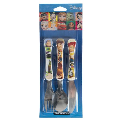 Set x 3 cubiertos para niño Toy Story