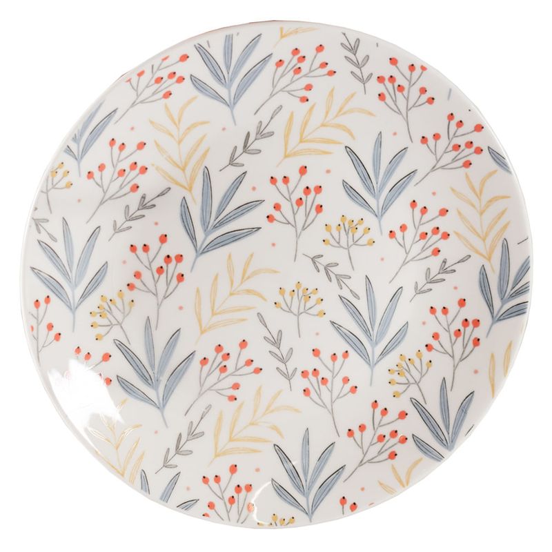 Plato-205-cm-ceramica-decorado-Hojas-0