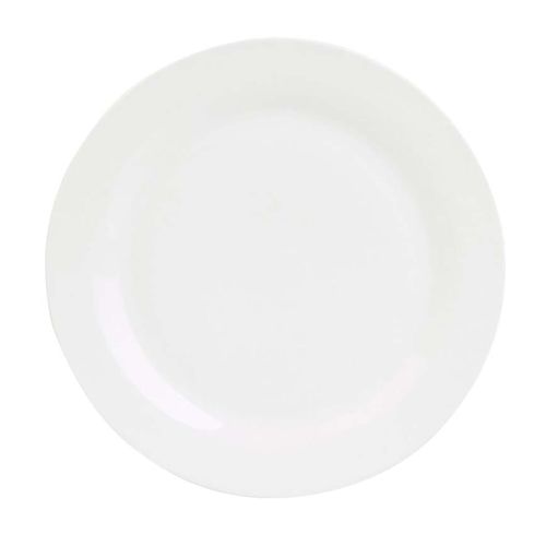 Plato 19 cm postre blanco
