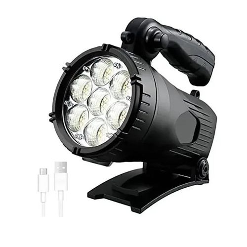 Linterna led 10W con baliza y puerto usb