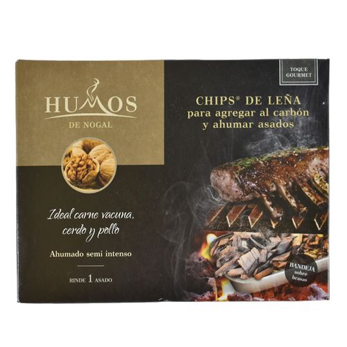 Chips de leña humos 140 gr nogal