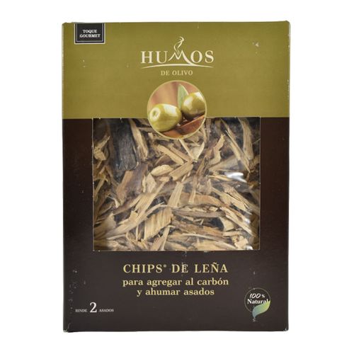 Chips de leña humos 500 gr olivo