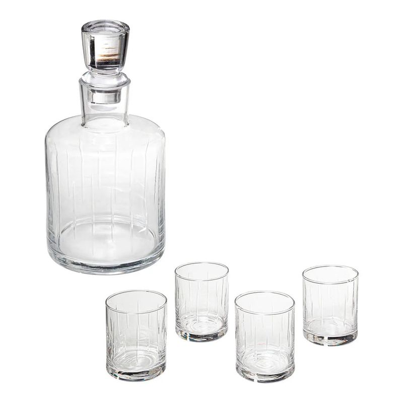 Botella-1-litro-con-4-vasos-de-whisky-350-ml-vidrio-0