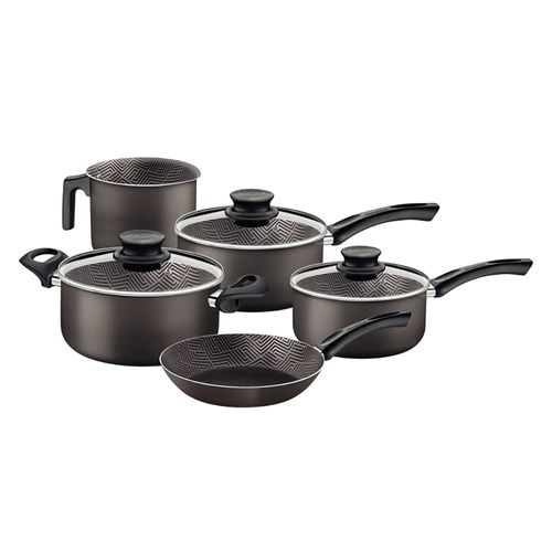 Batería de cocina 5 piezas TRAMONTINA Paris Negro