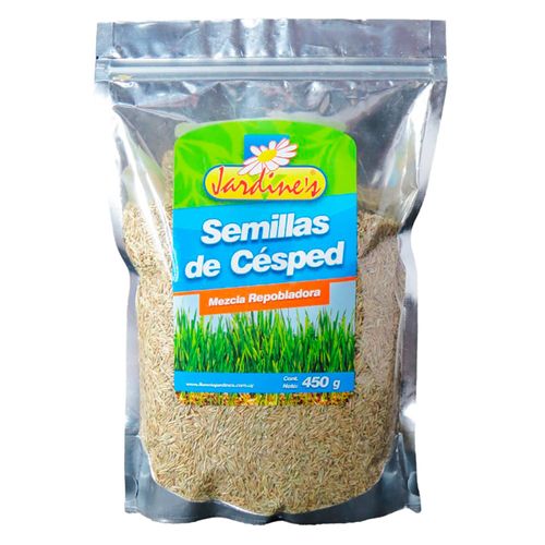 Semilla de césped jardines repobladora mezcla 450 g