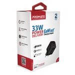 Cargador-de-pared-PROMATE-Powerport-33-33w-usb-c-a-negro-0