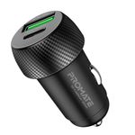 Cargador-de-auto-PROMATE-Drivegear-20w-usb-usb-c-negro-1