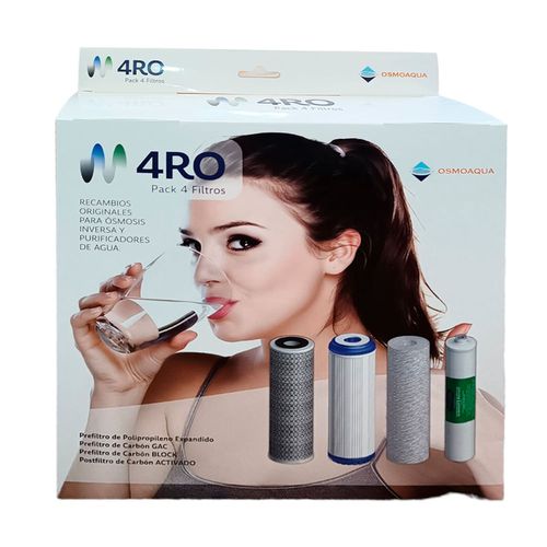Pack 4 filtros OSMOAQUA Osmosis Inversa